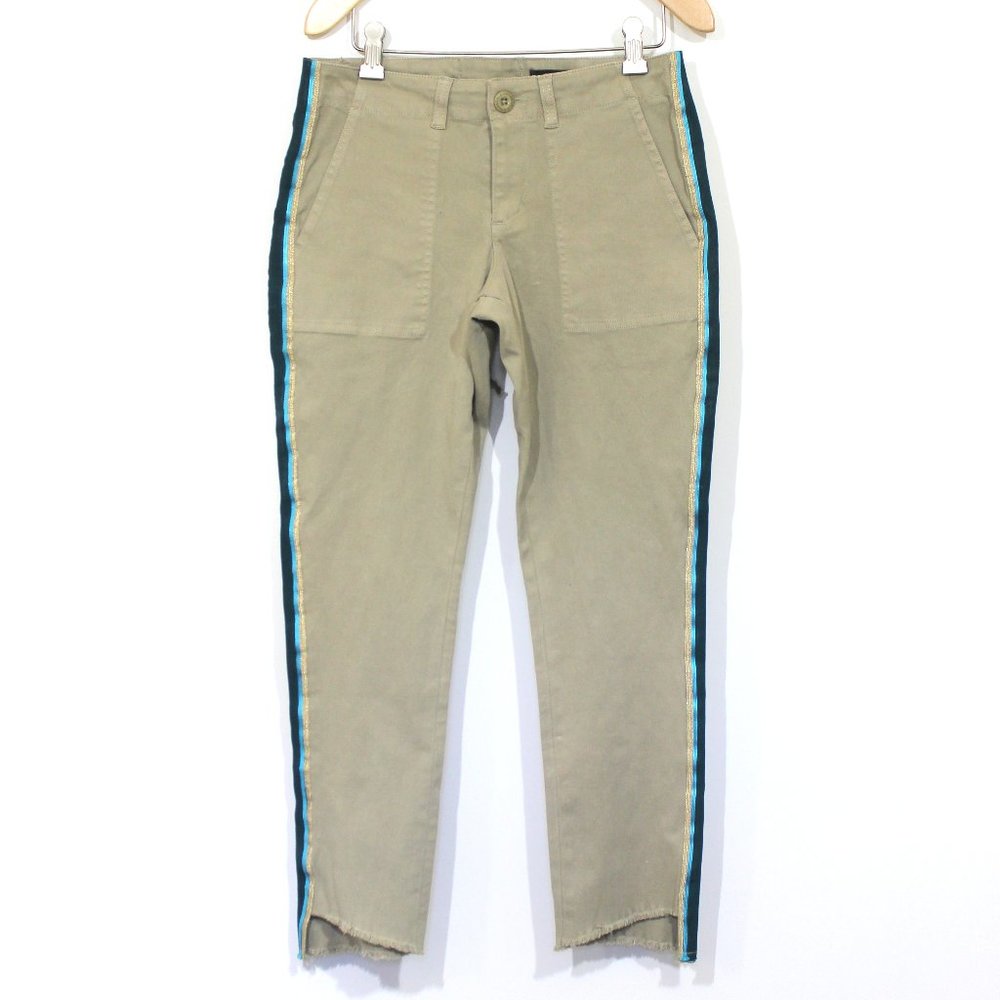 Pam & Gela Uniform Side Stripe Step Hem Pants